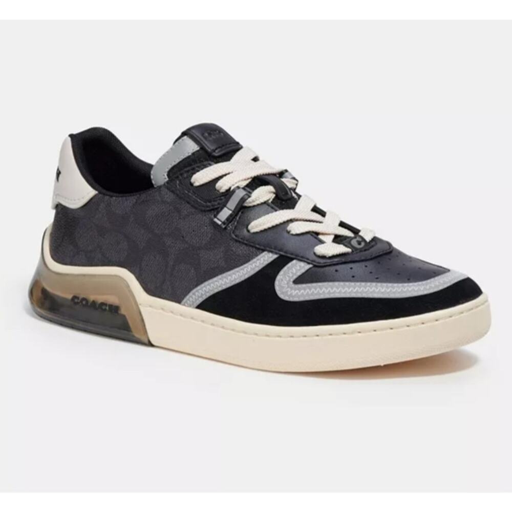 Coach Men's Citysole Signature Court Sneakers Charcoal Black G5015 Size 13 NIB